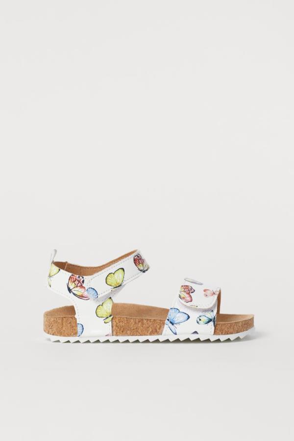 

Босоніжки H&M Д5136 білий, метелики 25
