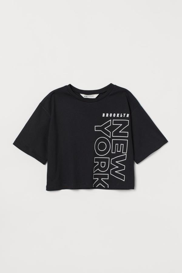 

Футболка H&M ПД12-5074 чорний 158-164
