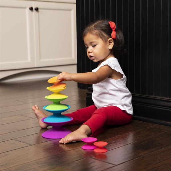 

Пирамидка Башня из цветных катушек Fat Brain Toys Spoolz (F181ML)