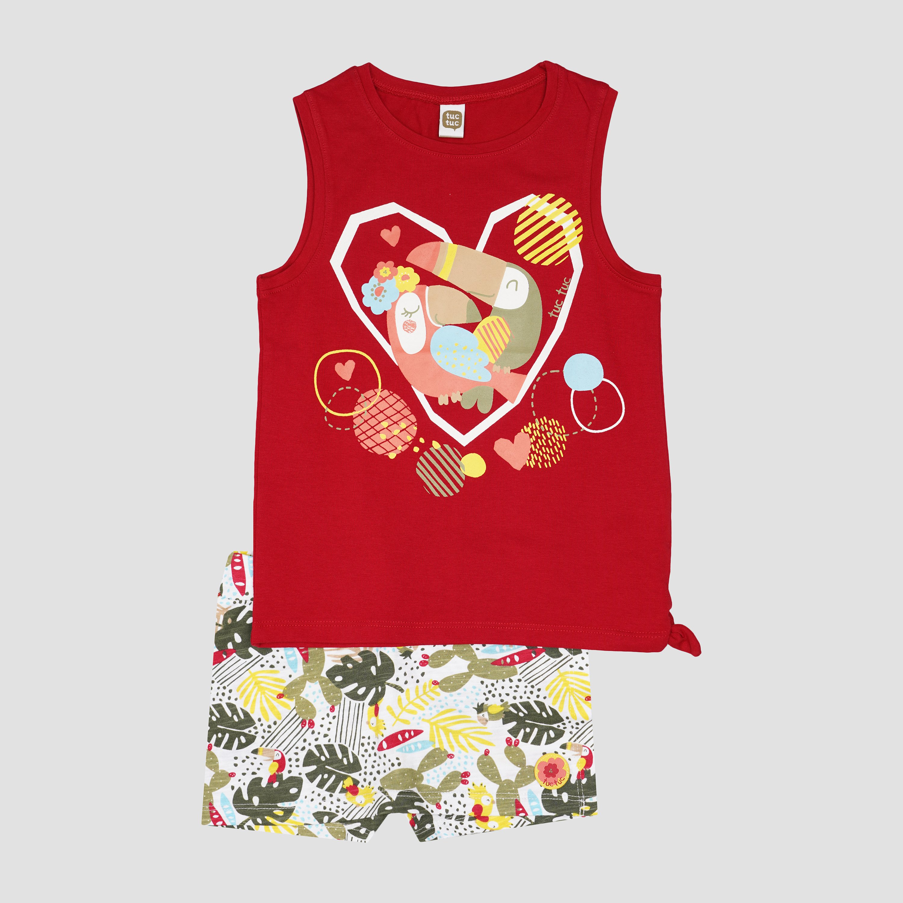 

Костюм (майка + шорты) TUC TUC 11280177 111-116 см Красный