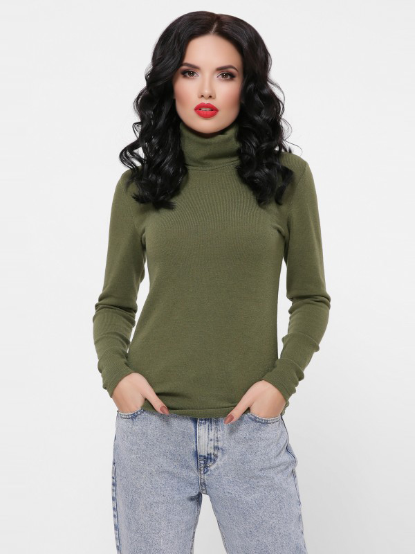 

Водолазка Fashion Up Agata KF-1813C 42 Оливковая