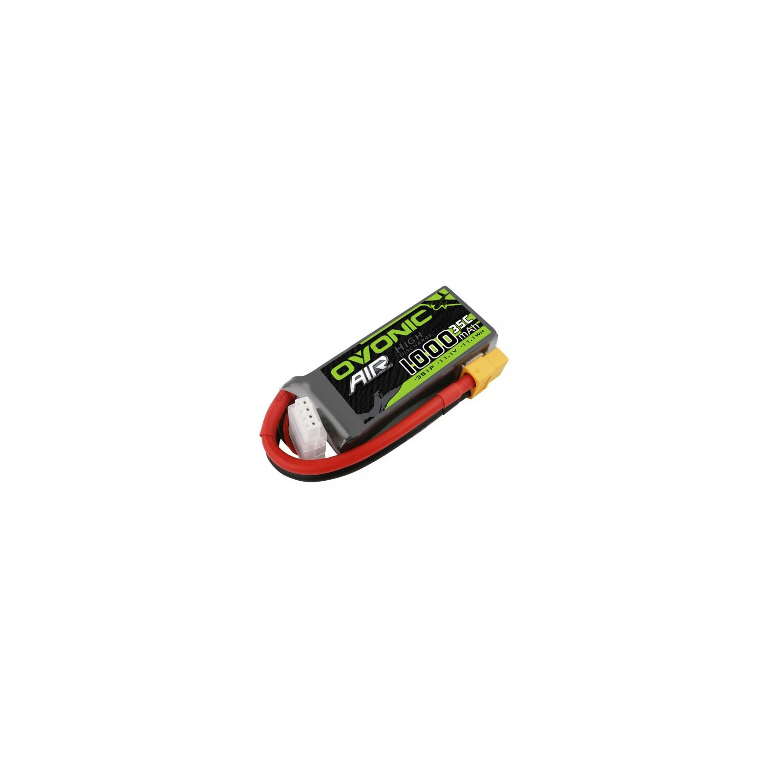 

Ovonic Li-Pol 1000mah 3S 11.1V 35C (O-35C-1000-3S1P-XT60)