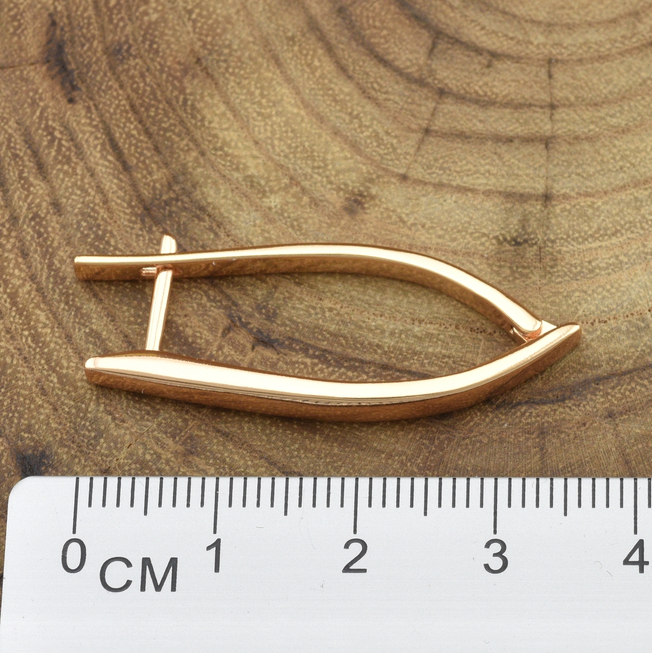 

Серьги Xuping Золотые стрелки большие 23056 размер 35х3 мм вес 5.2 г позолота 18К