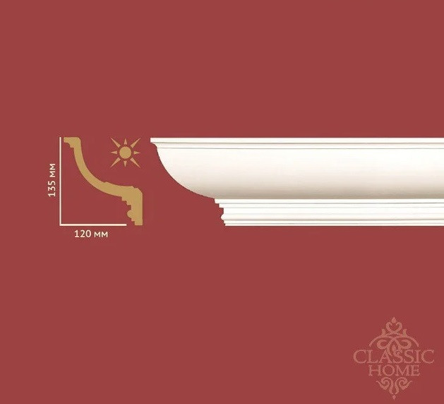

Карниз Classic Home HM-23135 (135x120)мм