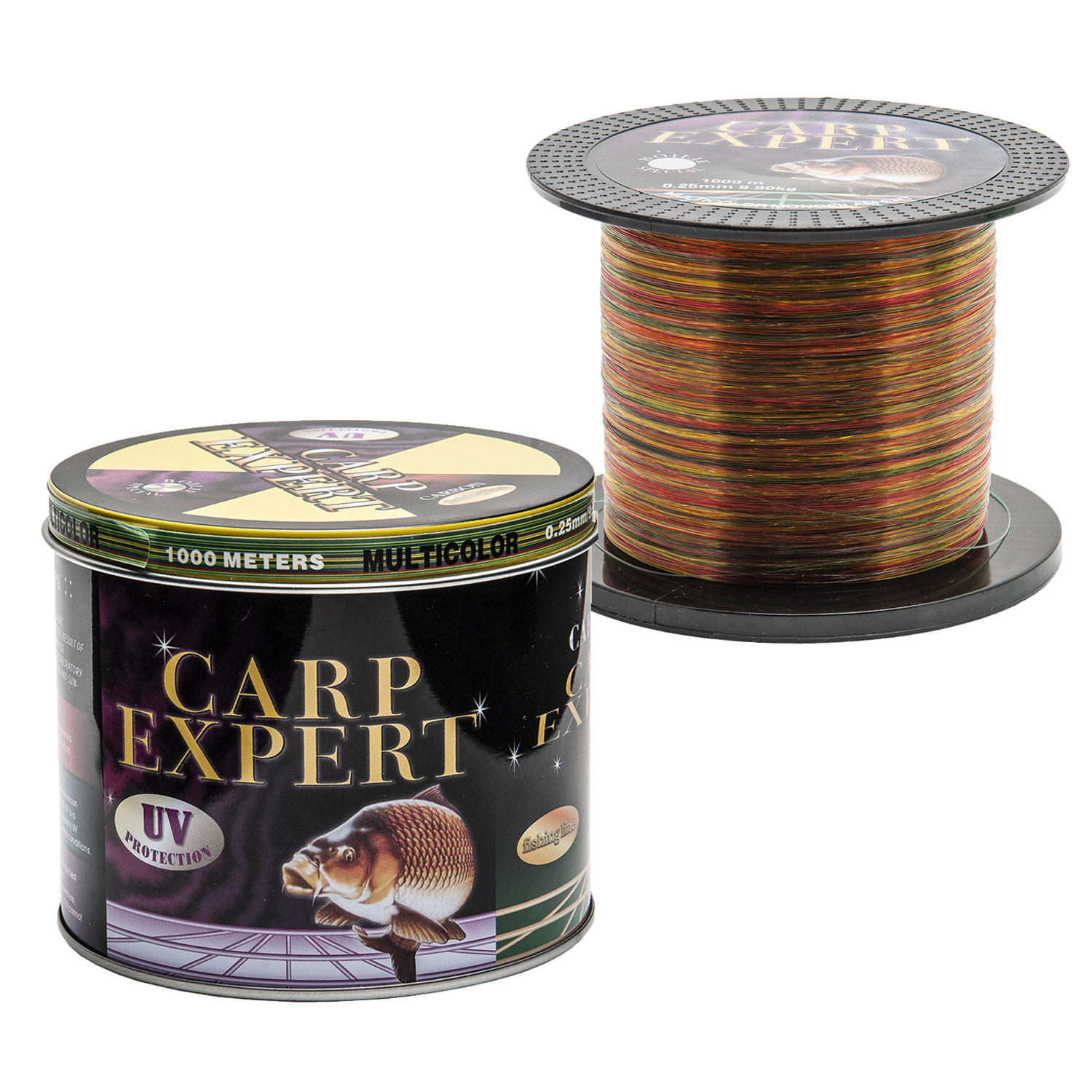 

Леска для карповой рыбалки Carp Expert 1000 метров 0.25 тест 9,90 кг разноцветная