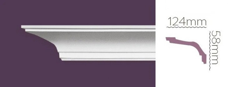 

Карниз Home Decor 1218 (58x124)мм
