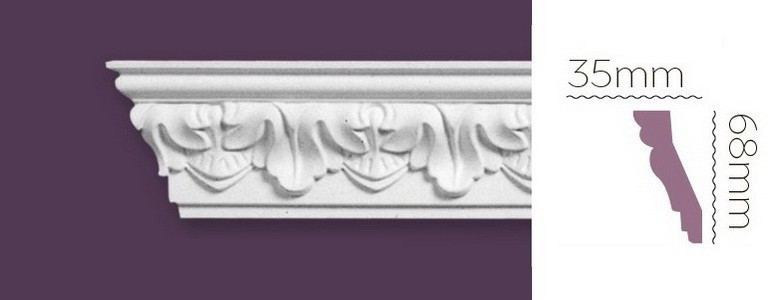 

Карниз Home Decor 1125 (68x35)мм