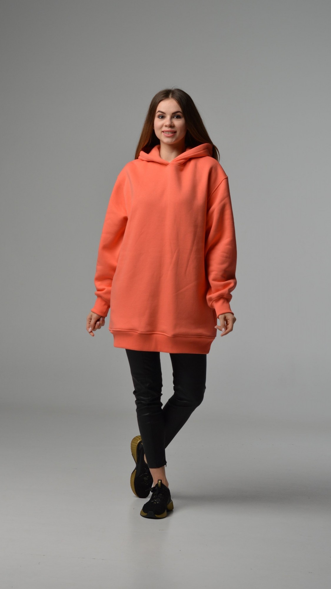 

Худі оверсайз SHO NADO M Кораловий 11025