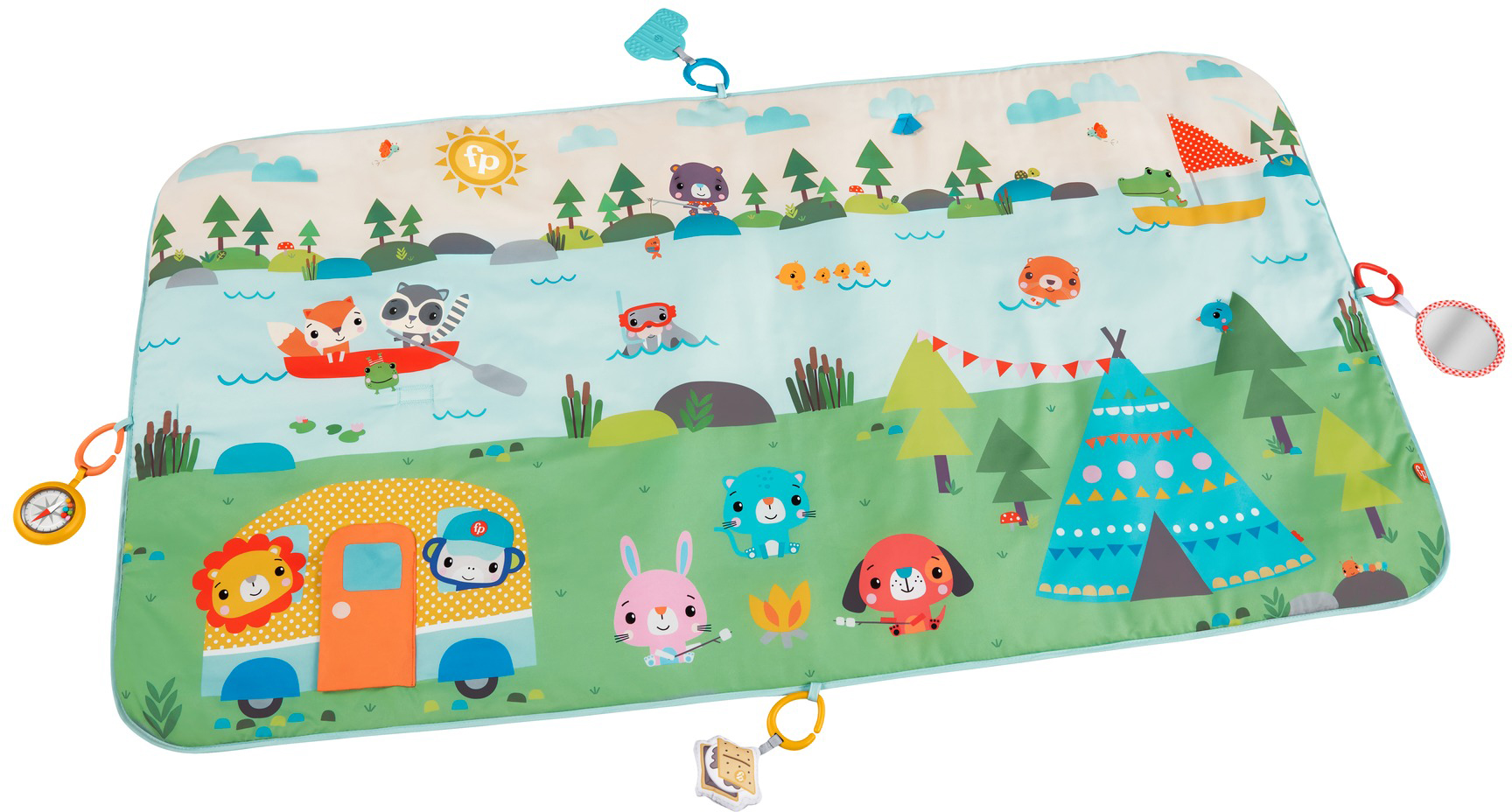 

Коврик-игровой центр Fisher-Price Веселые приключения (GXR53)