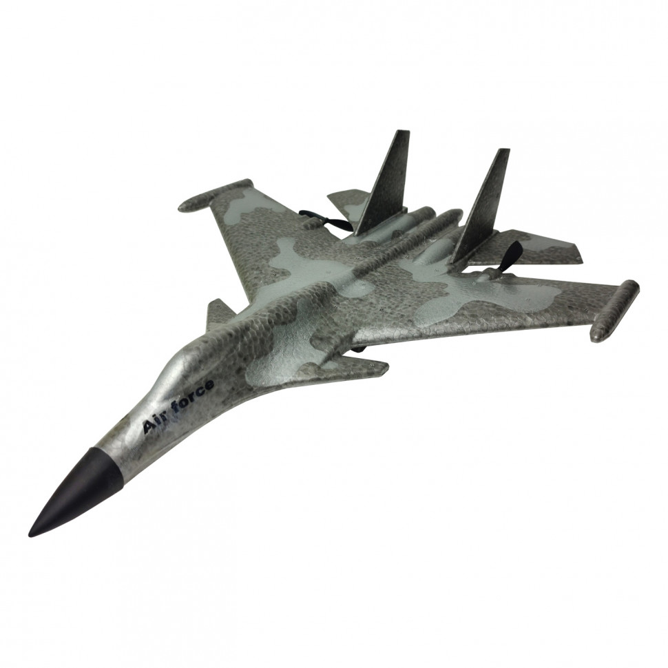 

Самолёт-запускалка истребитель планер на радиоуправлении J15(Black-Silver) (Серый-Хаки)