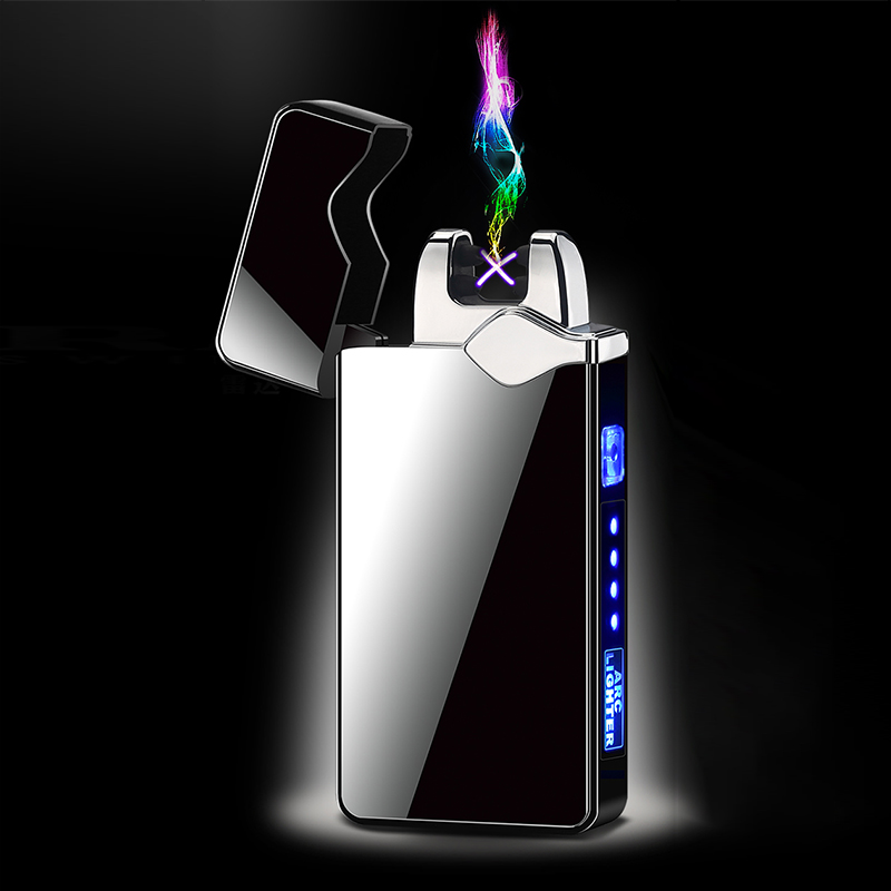 

Аккумуляторная электро импульсная USB зажигалка Lighter Elliant с двойным токовым импульсом (с индикатором заряда) (854363)