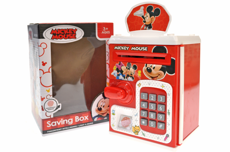 

Сейф "Mickey Mouse" музыкальный, со светом, в коробке 14,3 * 14,5 * 20
