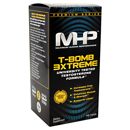 

Тестостероновый бустер MHP T-Bomb 3Xtreme 168 таблеток (4384302066)