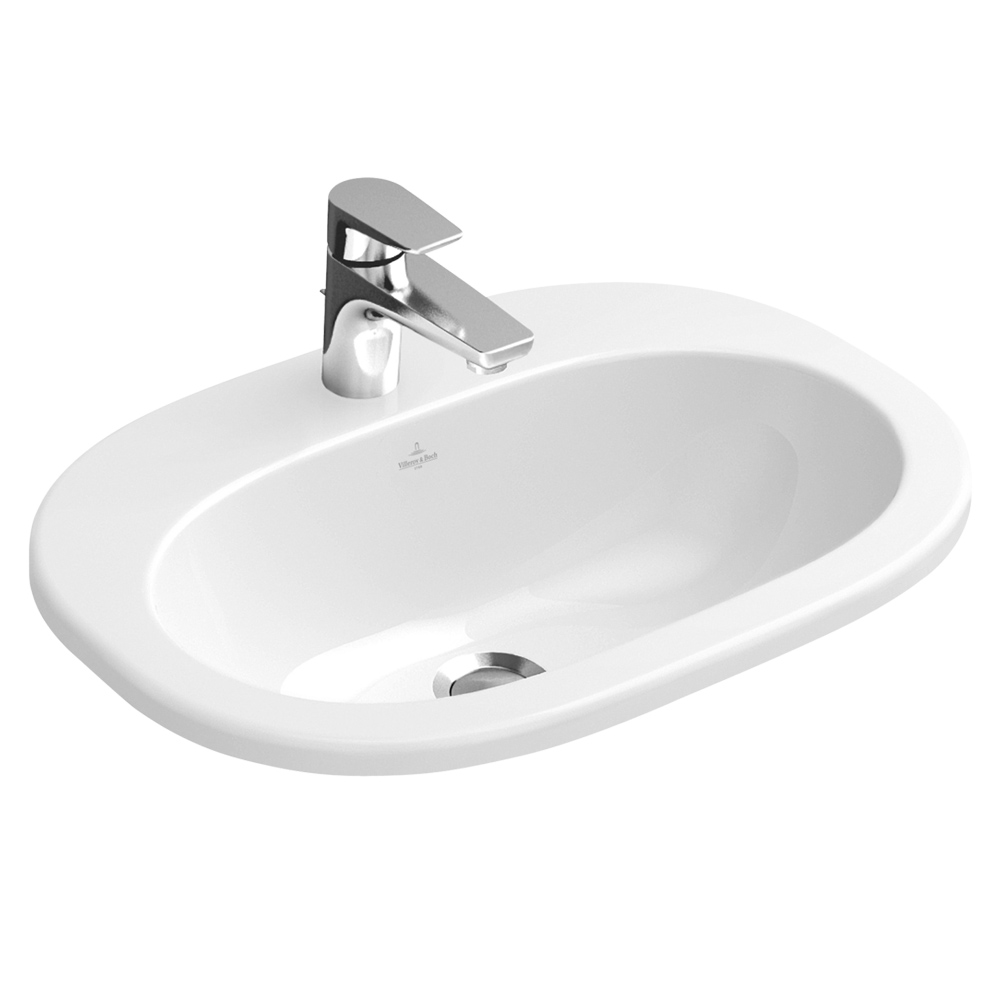 

Умывальник встроенный Villeroy & Boch O.novo 56х40,5 (41615601)