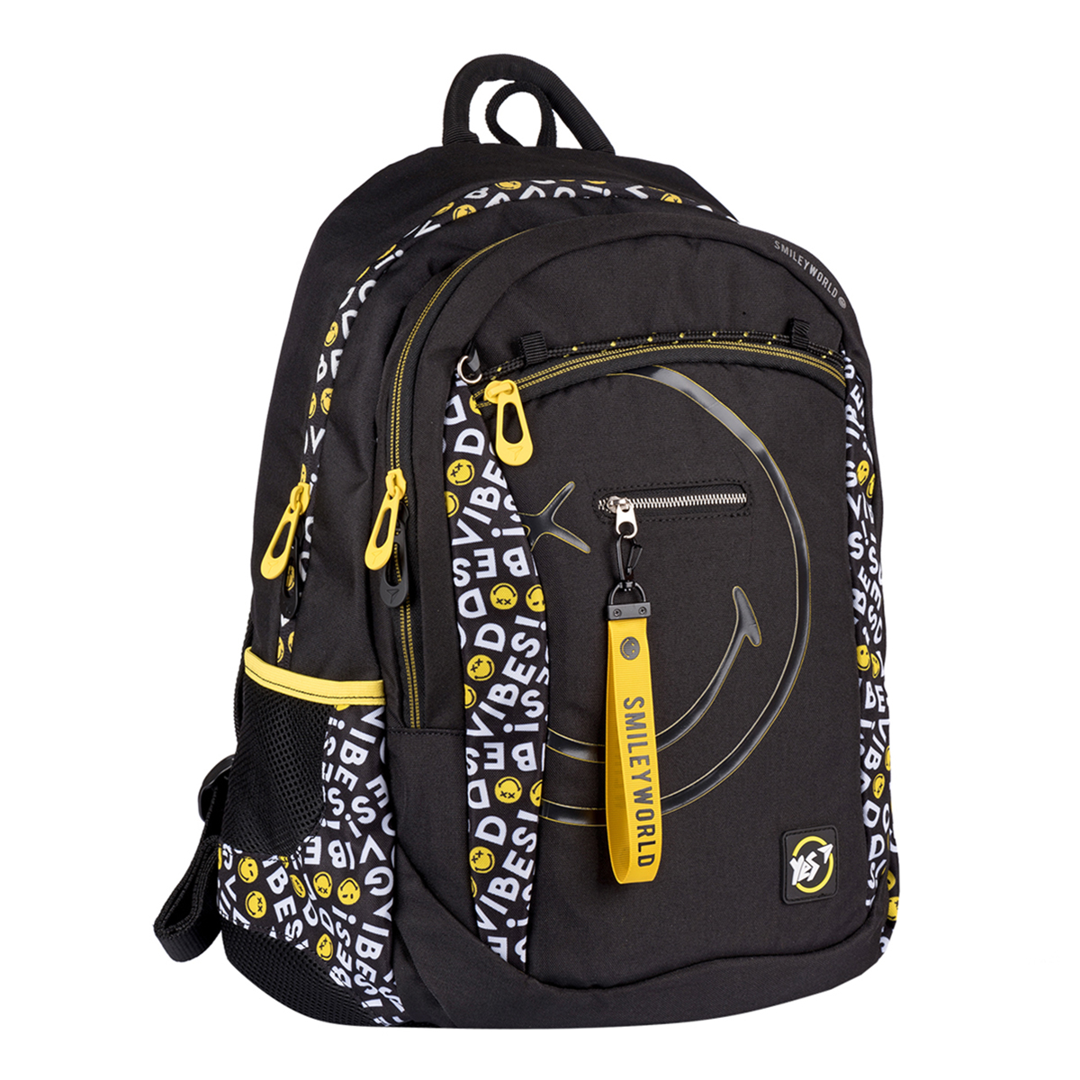 

Рюкзак "YES" /552511/ T-121 "Smiley World.Black&Yellow", чорний (1/12)