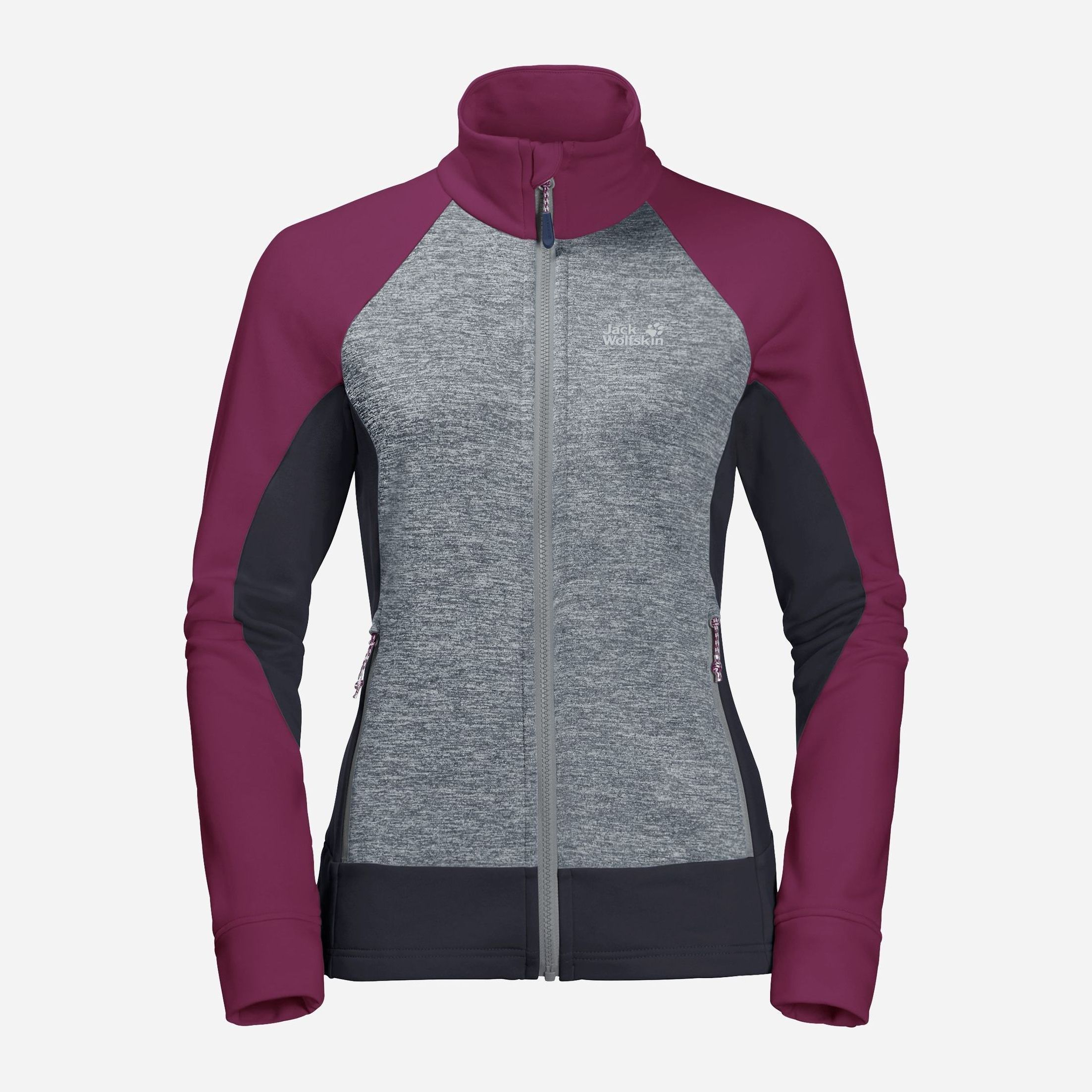 

Спортивная кофта Jack Wolfskin Sky Peak Jacket W 1709041-1014  Ягодная/серая, Спортивная кофта Jack Wolfskin Sky Peak Jacket W 1709041-1014 S Ягодная/серая
