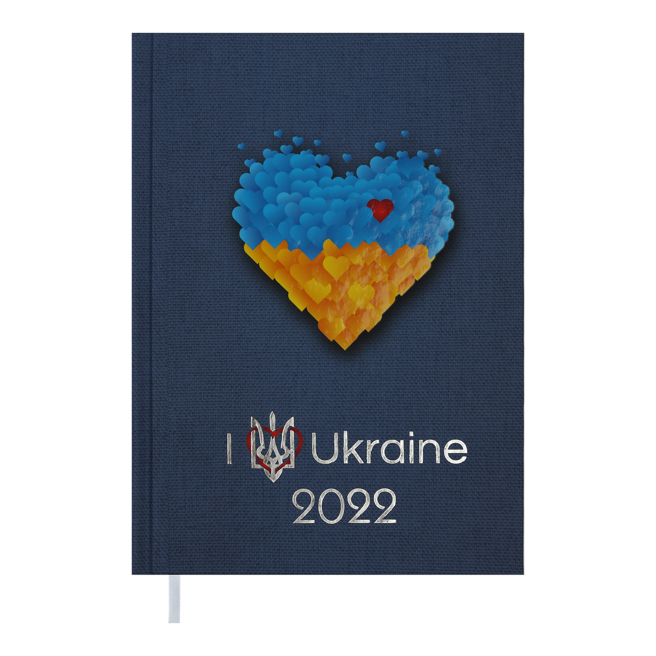 

Ежедневник Buromax датир. 2022 UKRAINE, A5 Серый
