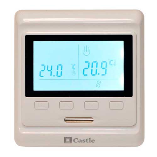 

Программируемый терморегулятор для теплого пола Castle Е53.716