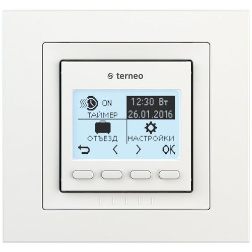 

Программируемый терморегулятор для теплого пола Terneo Pro unic (белый)