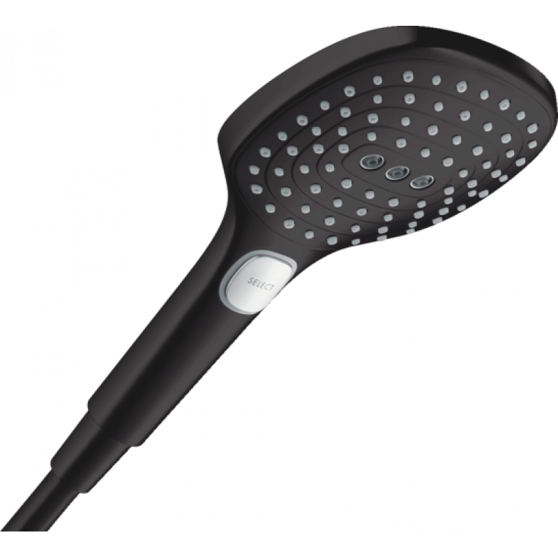 

Ручная лейка HANSGROHE Raindance Select E 120 26520670, матовый черный