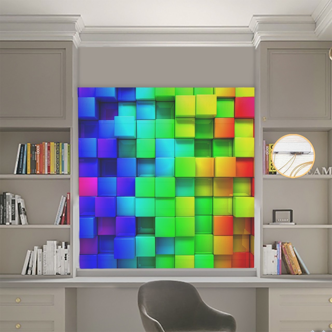 

Римские шторы DECOLIV Фотопечать Абстракции 00-284 Блэкаут 110*170 см