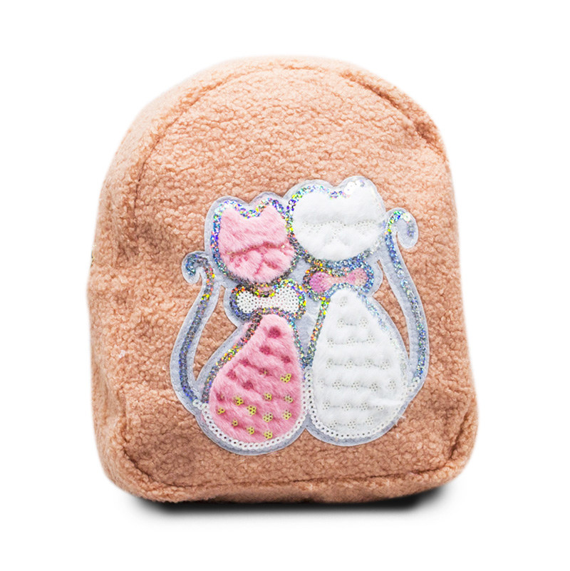 

Рюкзак детский меховой Cappuccino Toys Кошки CT7018.277 бежевый