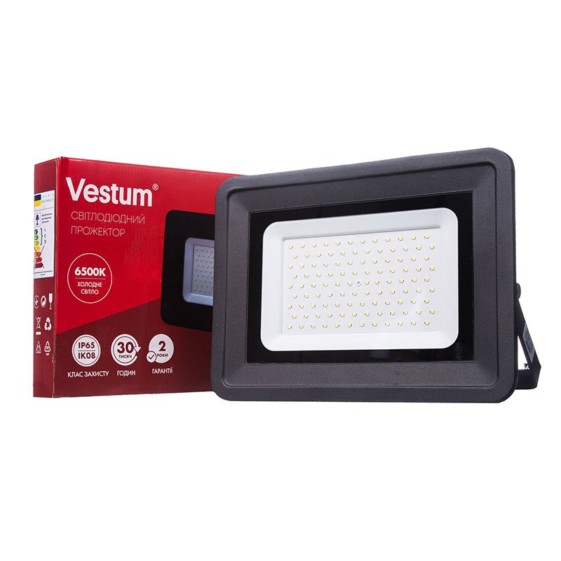 

Прожектор LED Vestum 100W 8800Лм 6500K 185-265V IP65