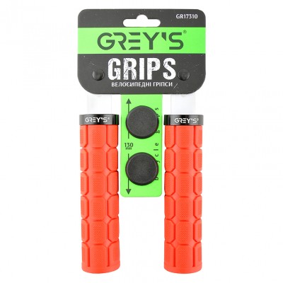 

Грипсы Grey's с резиновым покрытием 2 шт 130 мм Red (GR17310)
