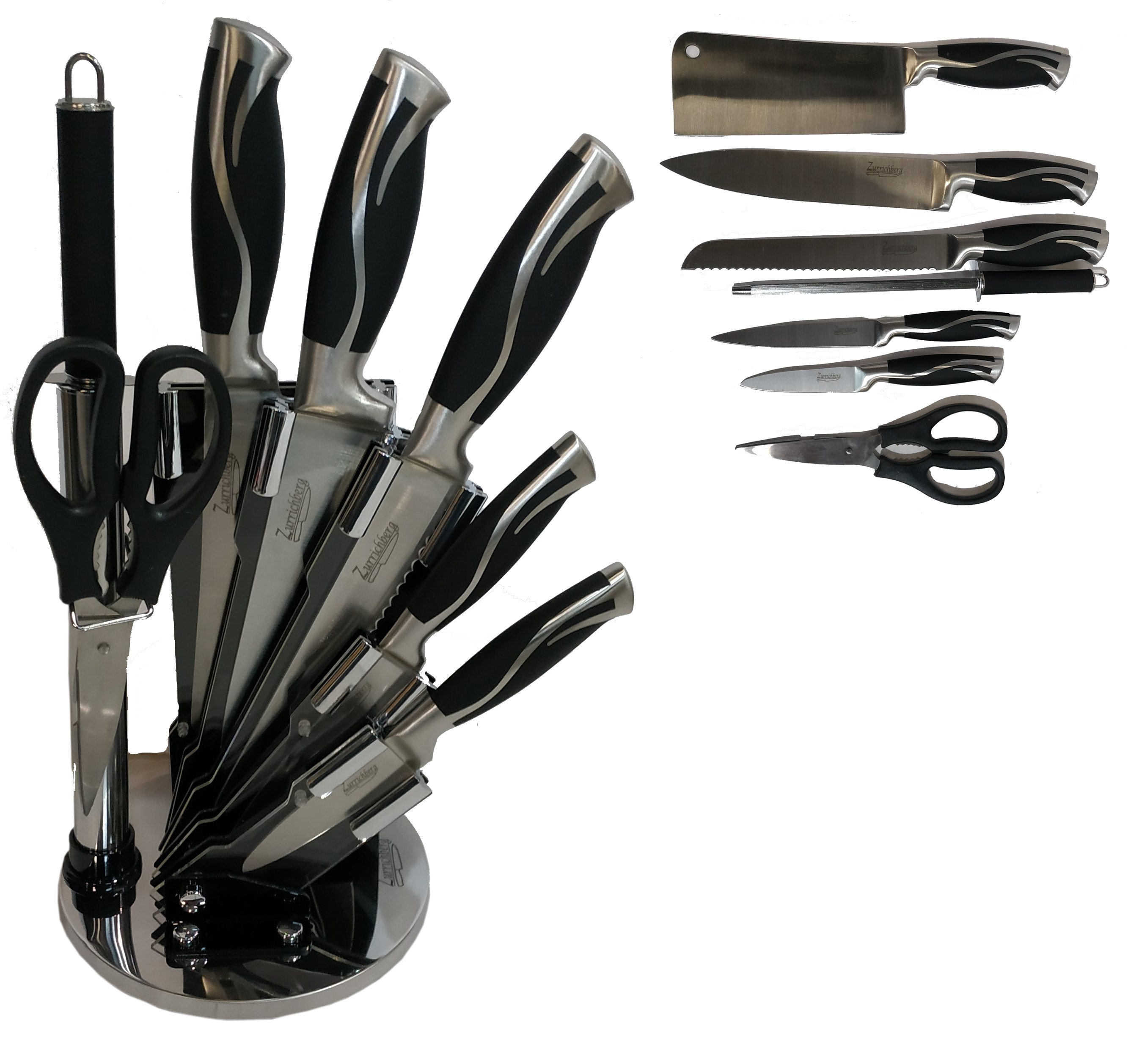 

Набор ножей Zurrichberg из нержавеющей стали 8 предметов ZBP-7024