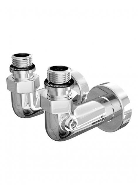 

Кран угловой запорный Mario G1/2" комплект 2шт.