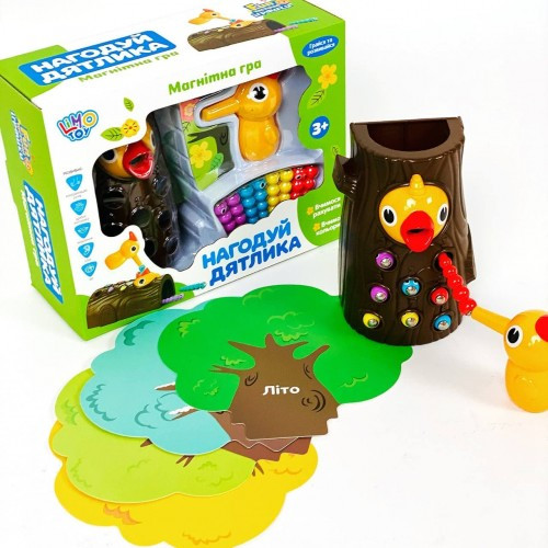 

Магнитная игра с червячками Накорми птенца, Нагодуй дятлика