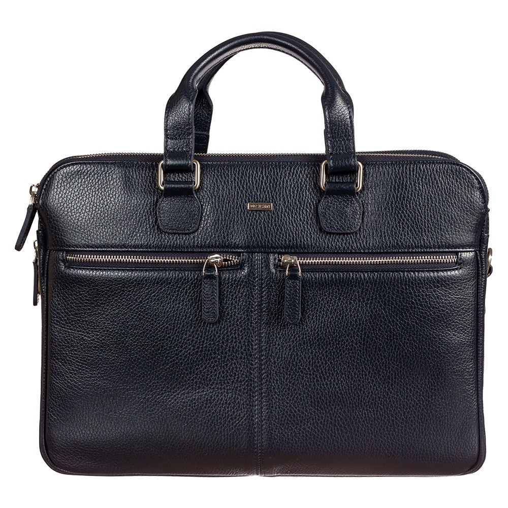 

Портфель кожаный Desisan 912-315 синий флотар