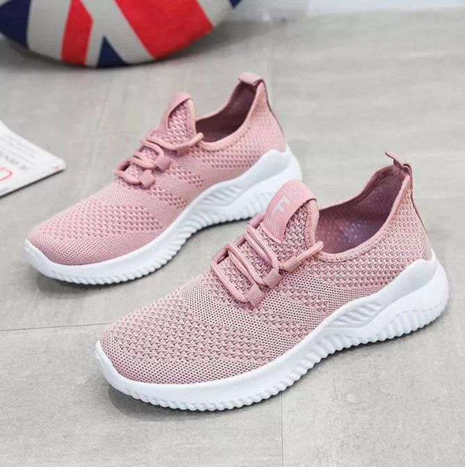 

Кроссовки Fashion сетка розовые 37 23 см