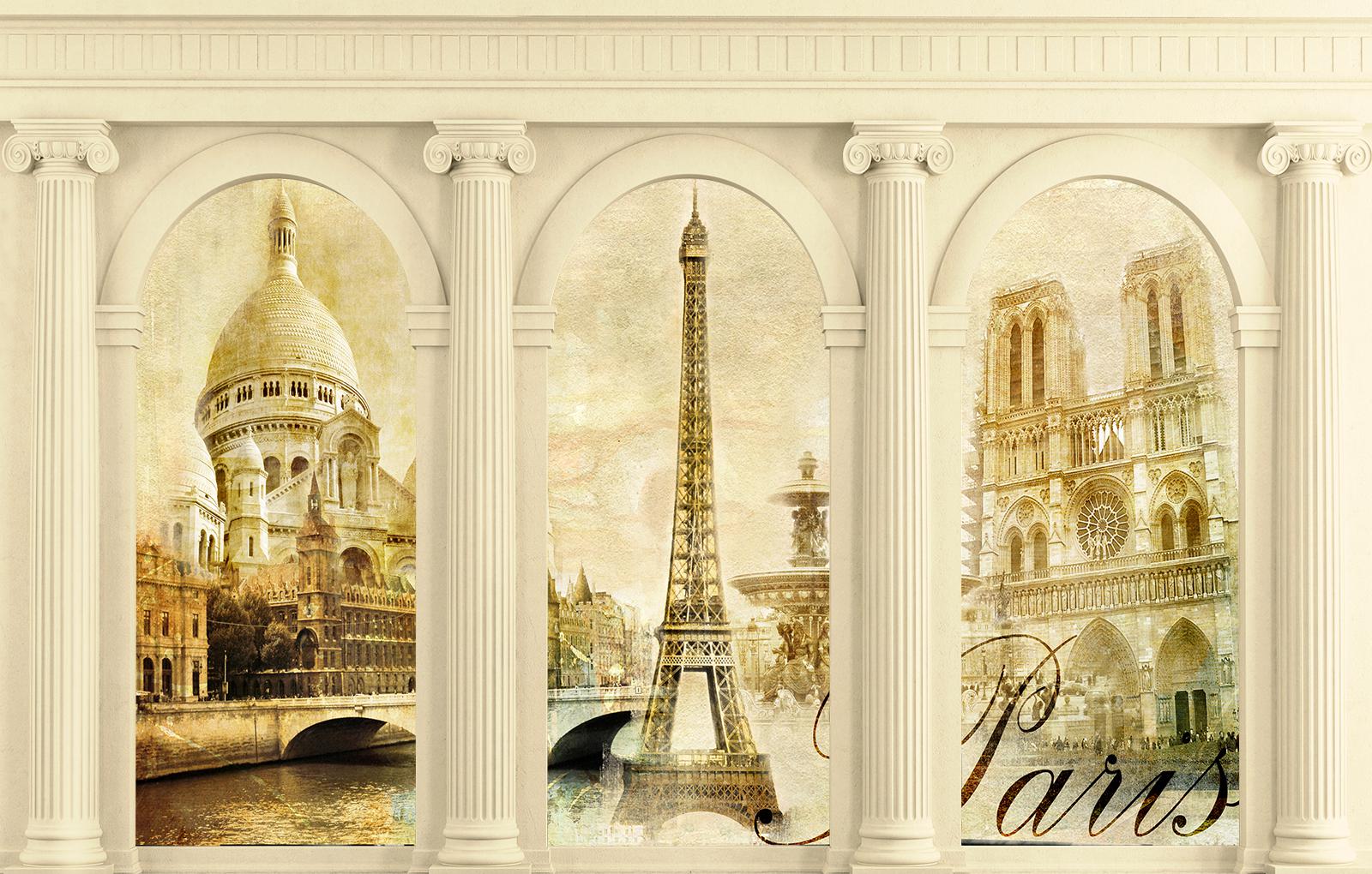 

Фотообои Walldeco Эйфелева башня №36815 Фреска