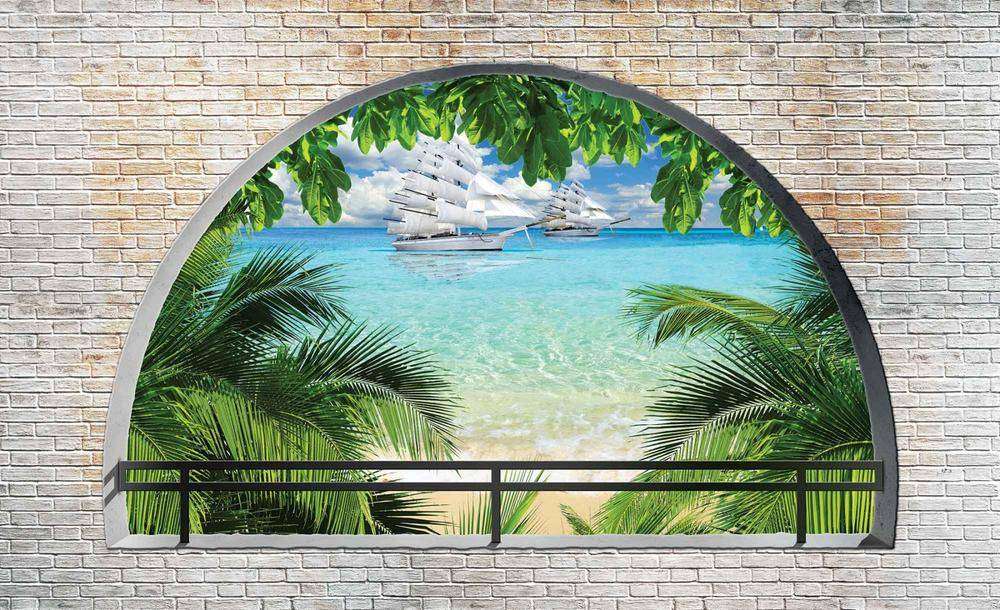 

Фотообои Walldeco Два корабля №des-40 Волокно