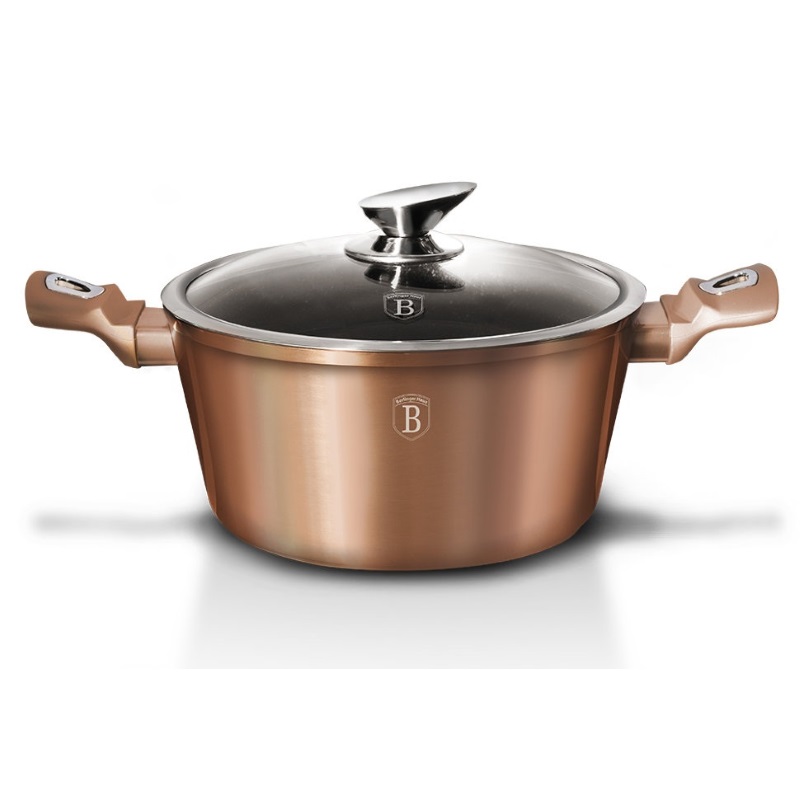 

Кастрюля Berlinger Haus Rose Gold Metallic Line BH-1516 (6,1 л, 28 см)