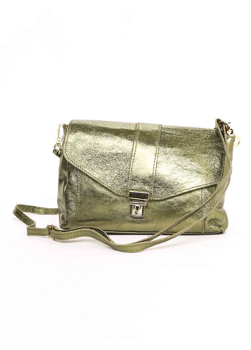 

Клатч Italian Bags 9034_green Кожаный Зеленый