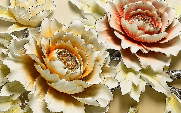 

Фотообои Walldeco Цветочный ансамбль №dec-378 Фреска