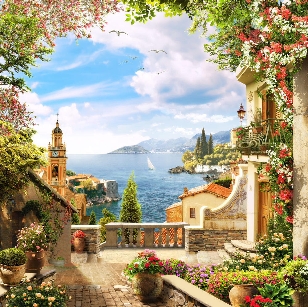 

Фотообои Walldeco Парусник среди красоты №31022 Жаккард