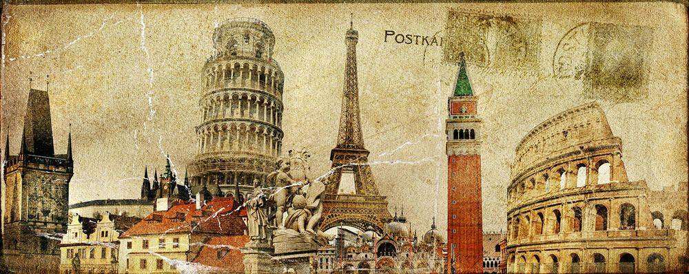 

Фотообои Walldeco Открытка из Парижа №0062 Фреска