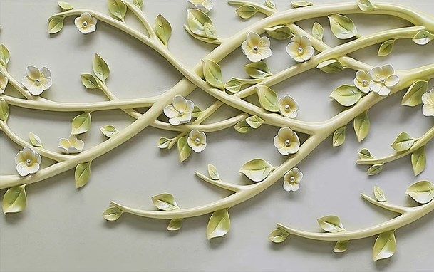 

Фотообои Walldeco Барельеф: молодое цветущее дерево №dec_3057 Базальт