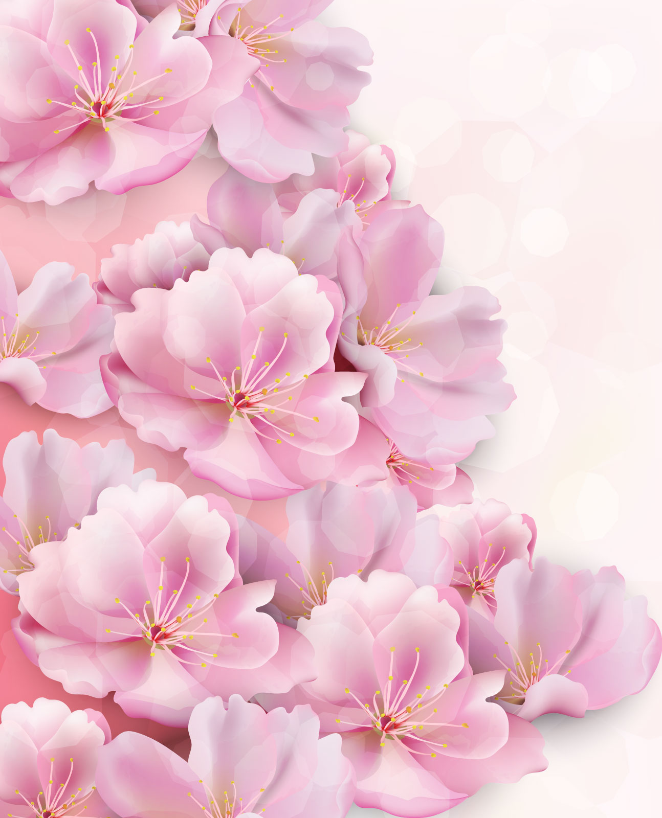 

Фотообои Walldeco Нежно-розовые цветы №39500 Волокно