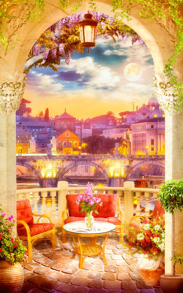 

Фотообои Walldeco Закат дня №30769 Волокно