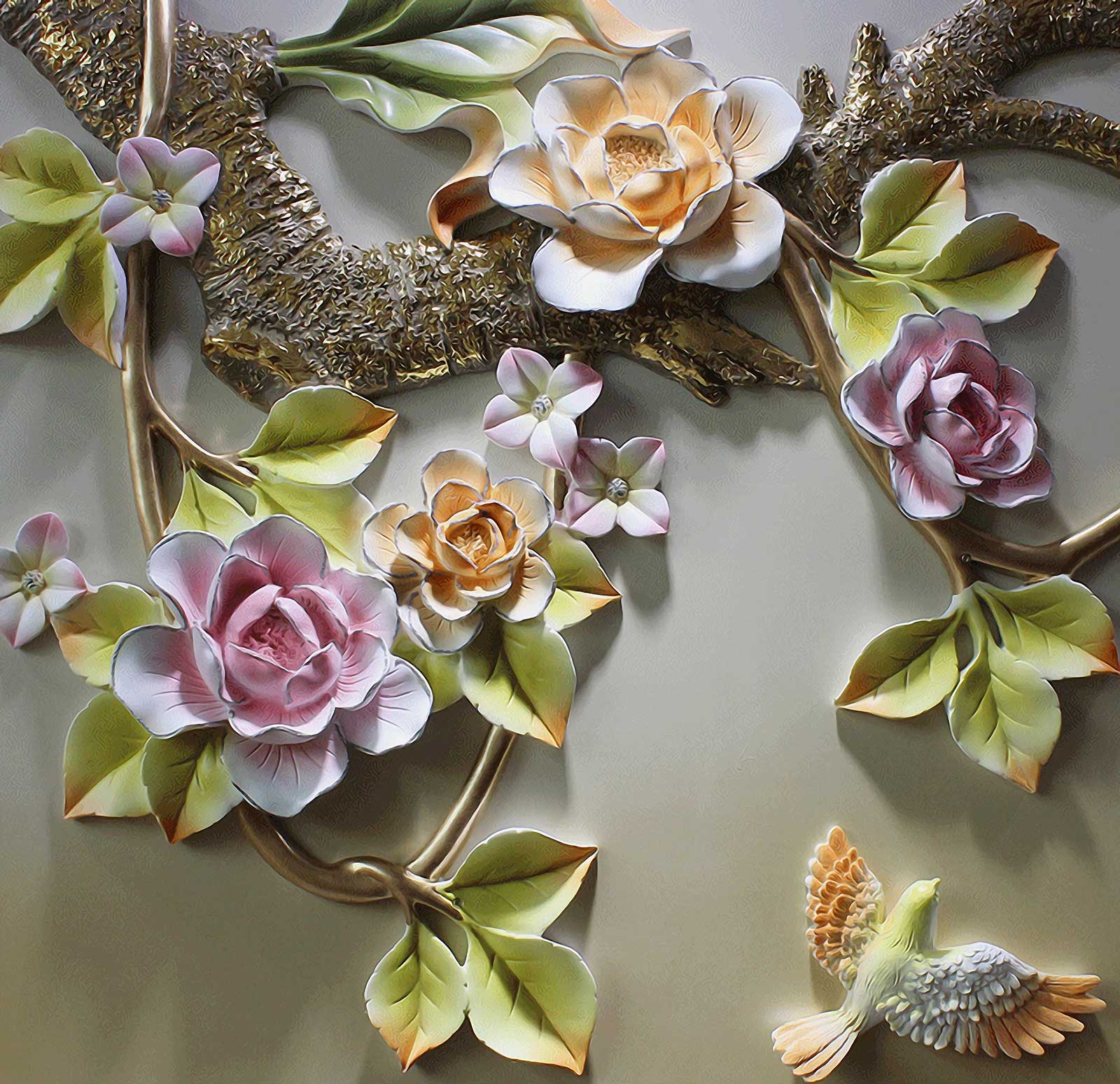

Фотообои Walldeco Цветочная идиллия №35703 Гладь