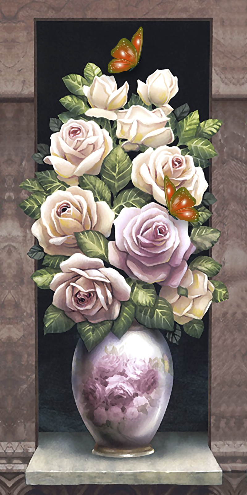 

Фотообои Walldeco Ваза с розами №36343 Бриз