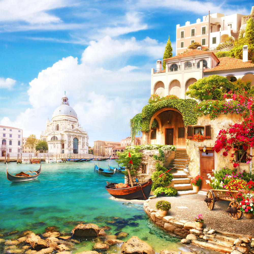 

Фотообои Walldeco Дом у реки №31299 Гладь