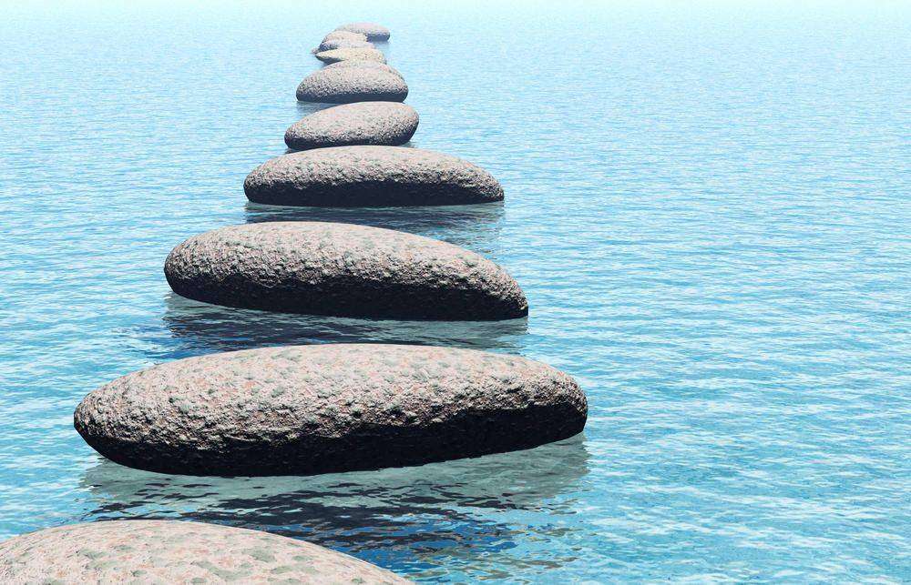 

Фотообои Walldeco Камни на воде №0078 Бриз