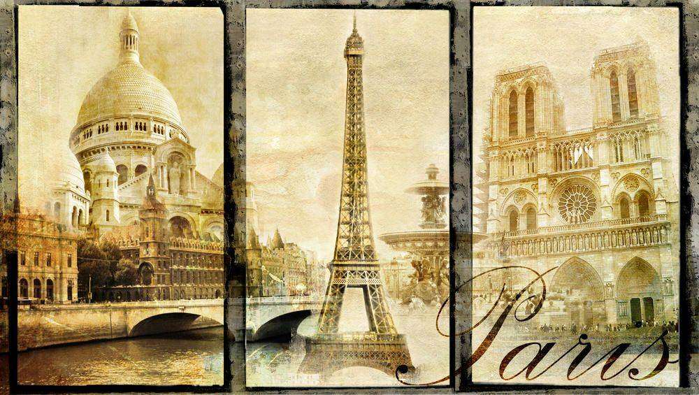 

Фотообои Walldeco Коллаж с памятниками Франции №0152 Лоск