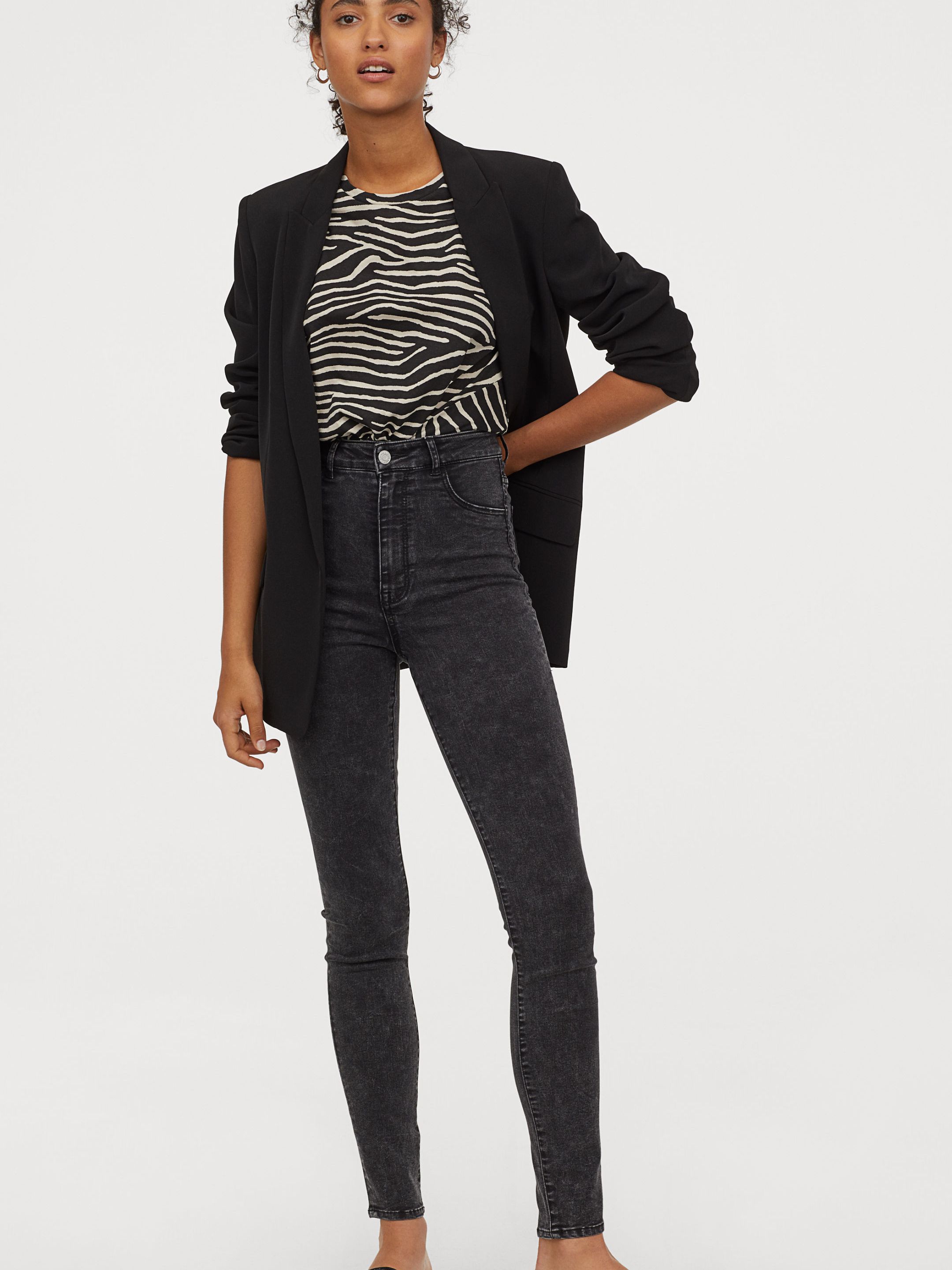 

Джинсы H&M 5397238-AAZJ 36 Светло-черные