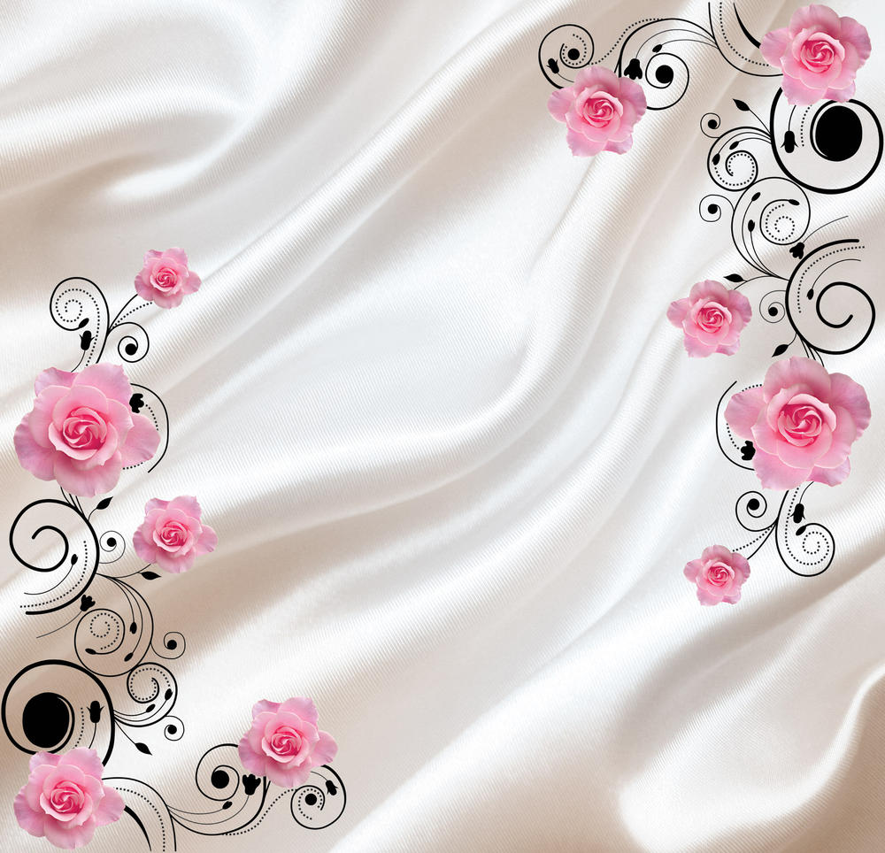 

Фотообои Walldeco Розы на ткани №30624 Лоск